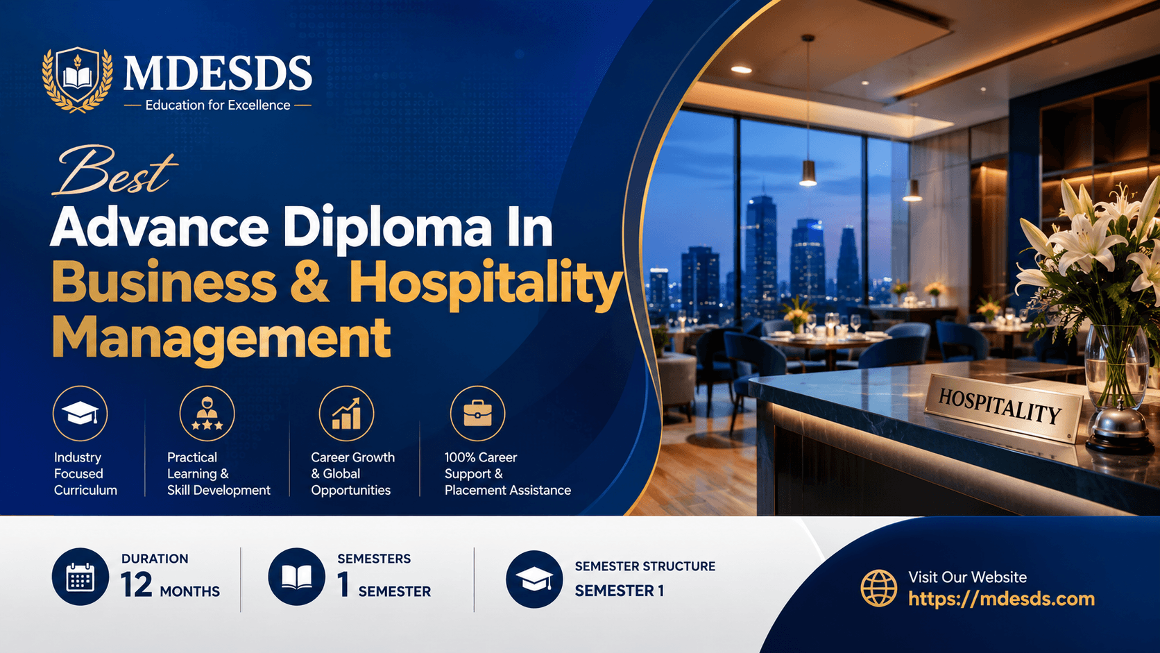 Advance Diploma In Business & Hospitality Management