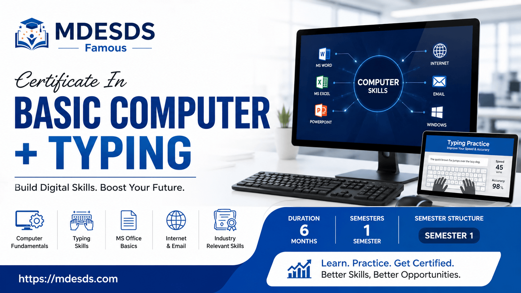 Certificate In Basic Computer + Typing