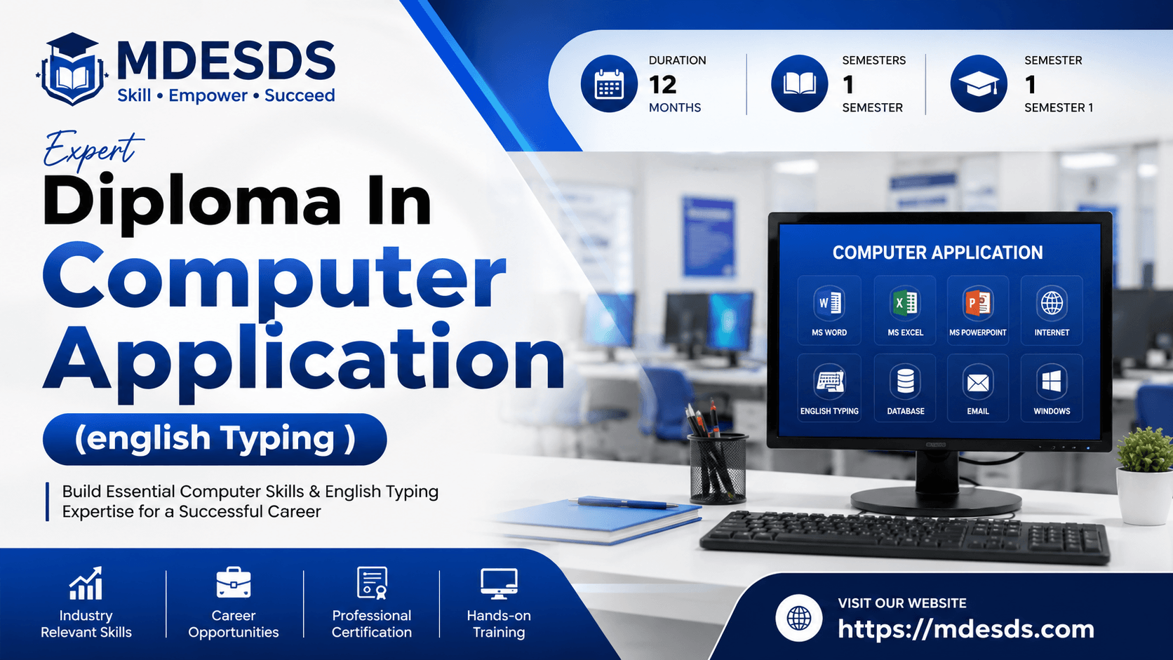 Diploma In Computer Application (english Typing )