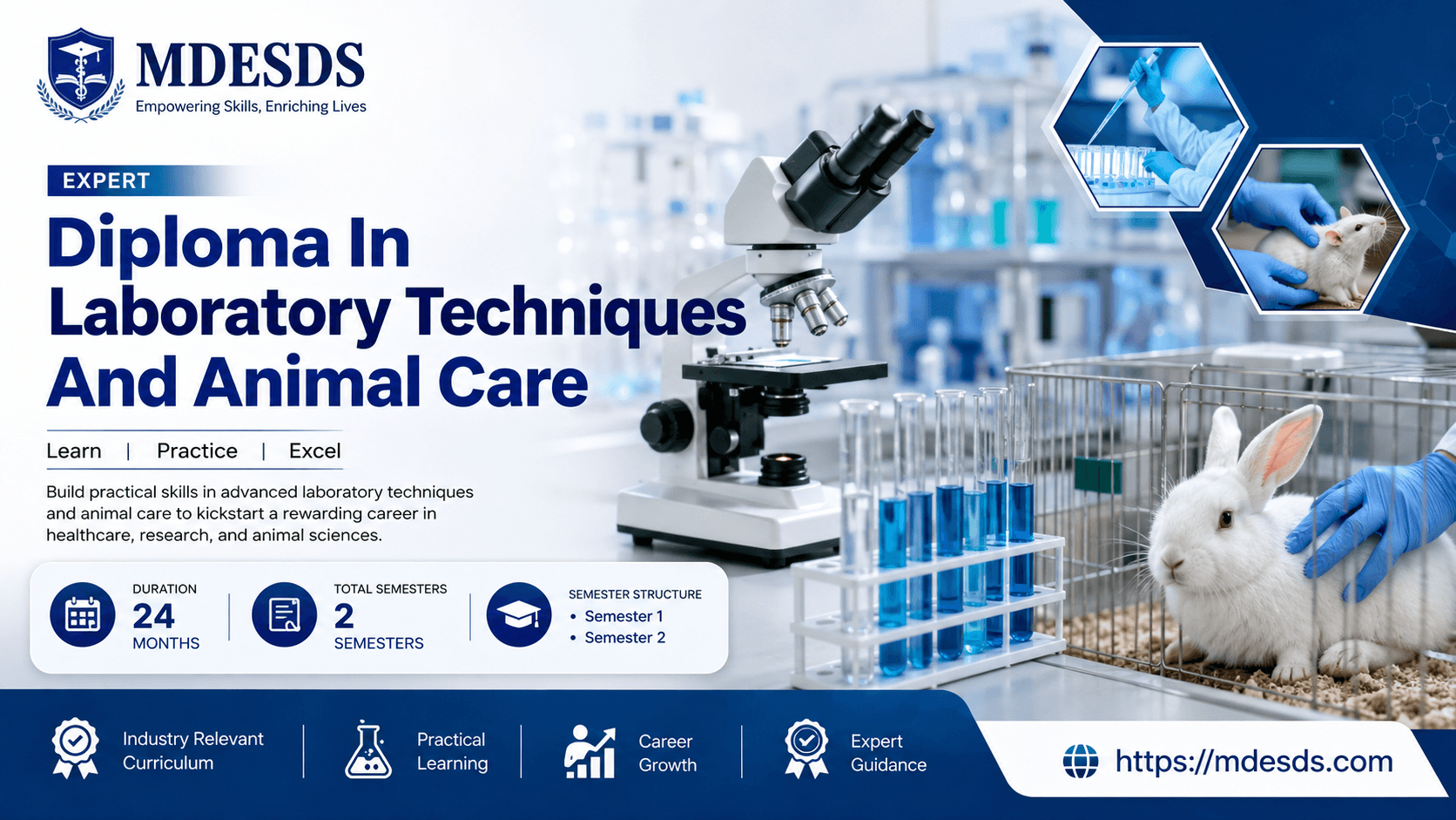 Diploma In Laboratory Techniques And Animal Care