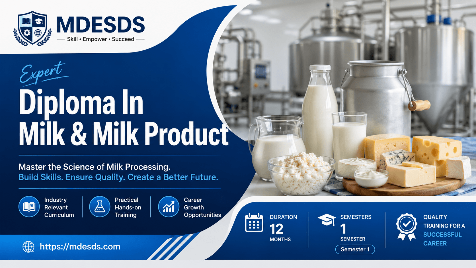 Diploma In Milk & Milk Product